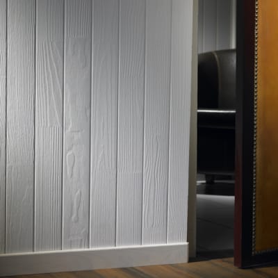 Lambris Nologo Klauss - Brossé blanc 10 x 90 mm x 2m50