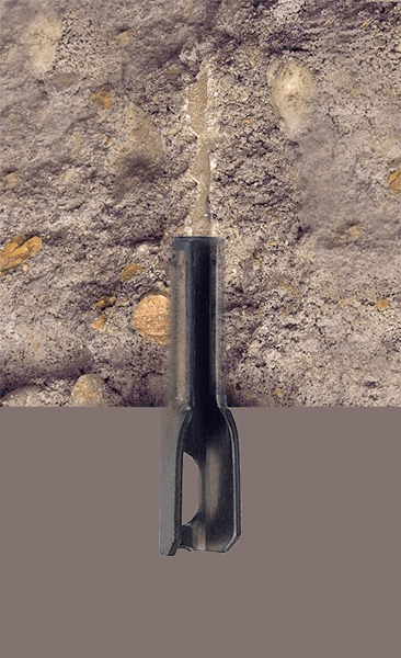 Douille pour Plafond Ø8x42 mm Noir