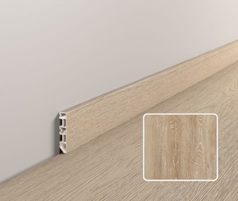 Plinthe moderne Coretec ESSENTIALS - Warwick Oak - 3953 - 13 x 58 x 2400 mm