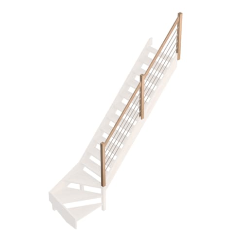 Provence - Chêne rampe traditionnelle "G"