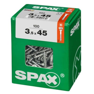 SPAX vis T-STAR+ WIROX - 3,5x45 L (boite 100 pces)