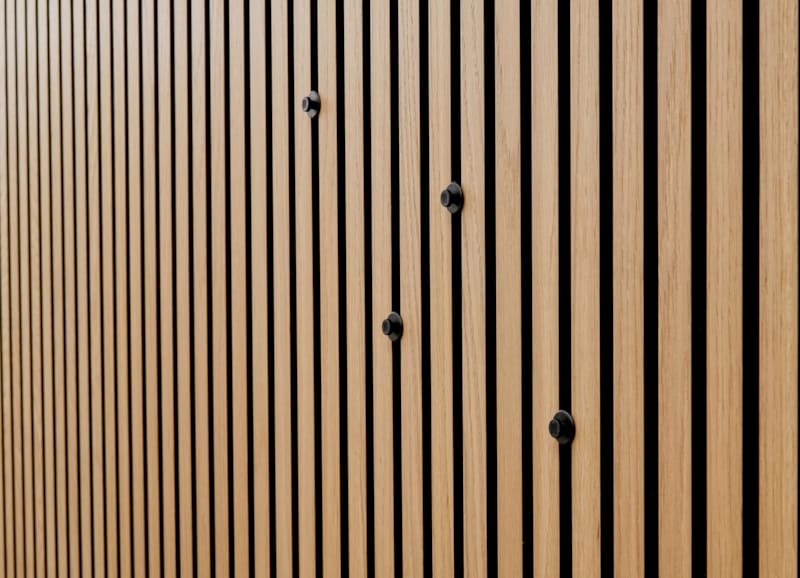 Ter Hürne SilentDesign LivingWall - Dolf - Bouton en plastique noir