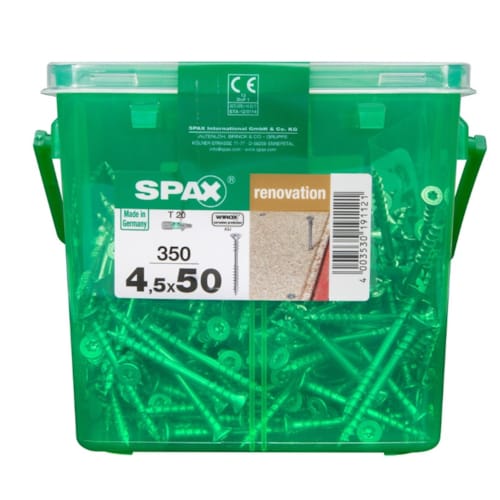 SPAX vis renovation T-STAR plus WIROX - 4,5x50 HKB M (bte 350 pces)