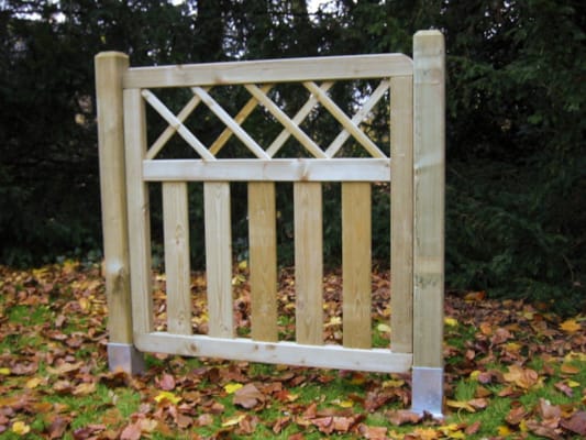 Portillon en bois Cottage 0,95m x 1m