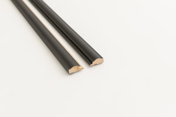 Kit profil d'extremité gauche et droit Maestro Wave - Matte Black EC133 - 14 x 51 x 2700 m