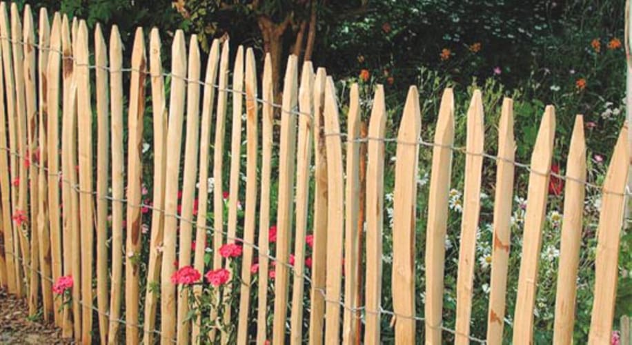 Palissade ou clôture de jardin Elegant N°6 en bangkirai
