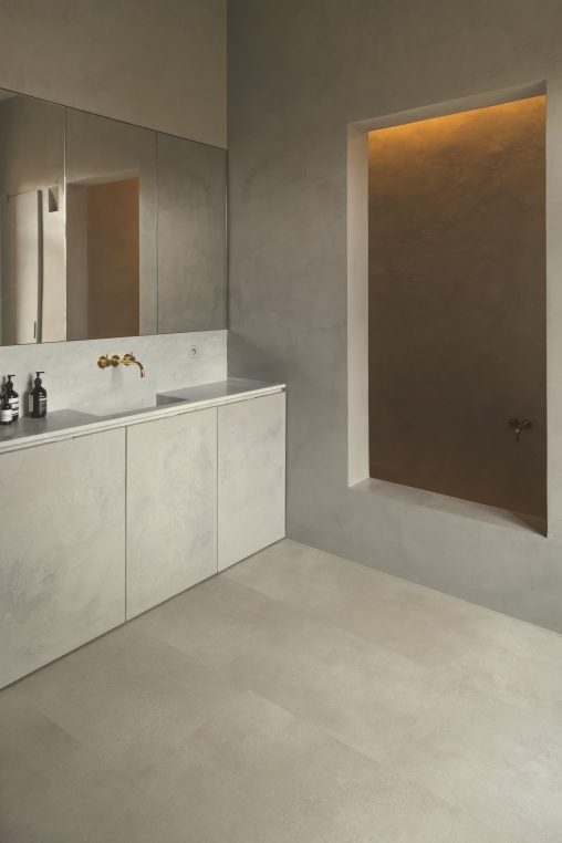 Quick-Step vinyle Livyn Alpha Vinyl Illume - Béton tempête de sable 40274 - 6 x 428 x 856