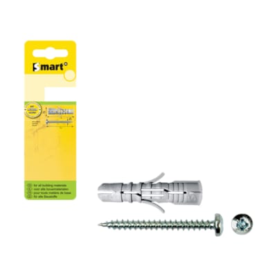 Cheville SMART "BP" + vis TC Ø5 x 25 NZN (15 pces)