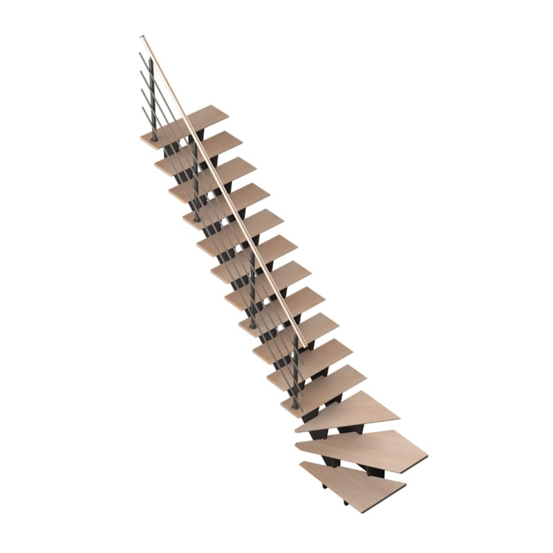 Biax - Escalier 1/4 tournant gauche