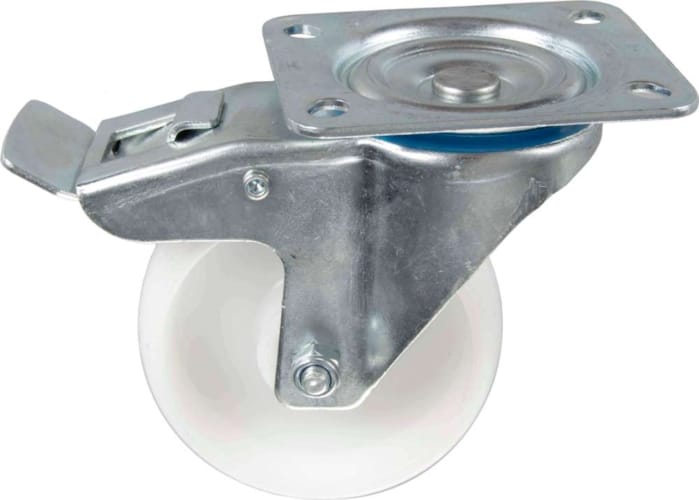 Roulette en Polypropylène Pivotante avec Frein 100 mm
