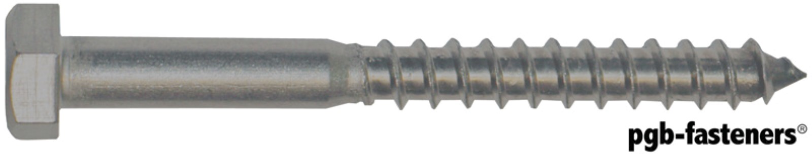 Tirefonds inox Din571 8x50 - 100 pcs