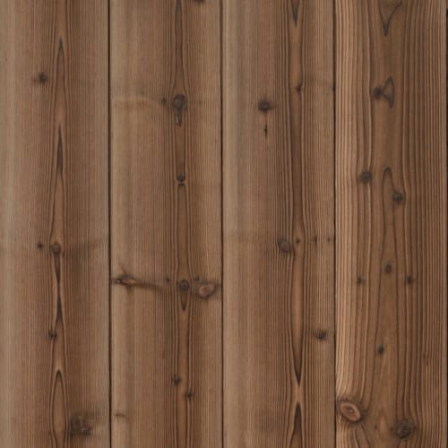 Lambris Extrême Toundra - Sapin du nord brossé brulé - Non saturé - 17 x 185 x 2500 mm