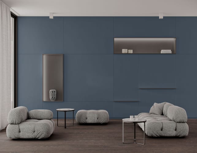 Panneau mélaminé 5994 SU Alby Blue - 2800 x 2070 x 18 mm