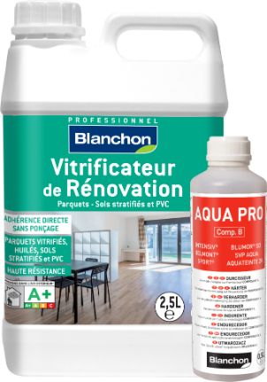 Blanchon Vitrificateur de Renovation - 2,5 + 0.25 L - Mat