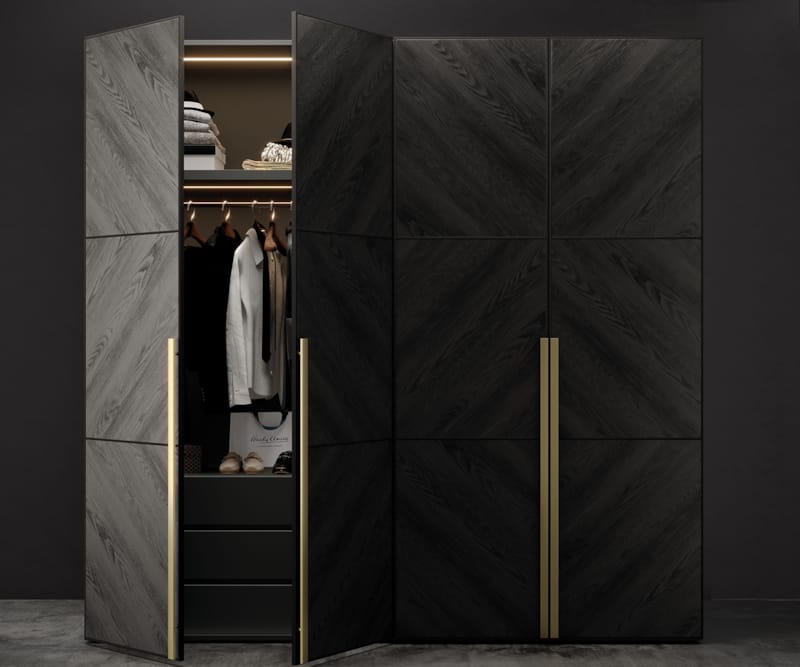 Panneau mélaminé K534 AD Charcoal Arvadonna Chestnut - 2800 x 2070 x 18 mm