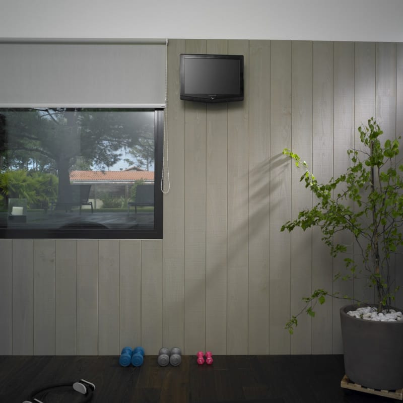 Lambris Verniland Pure Callao - Brut de sciage - Mastic - 18 x 165 x 2500 mm