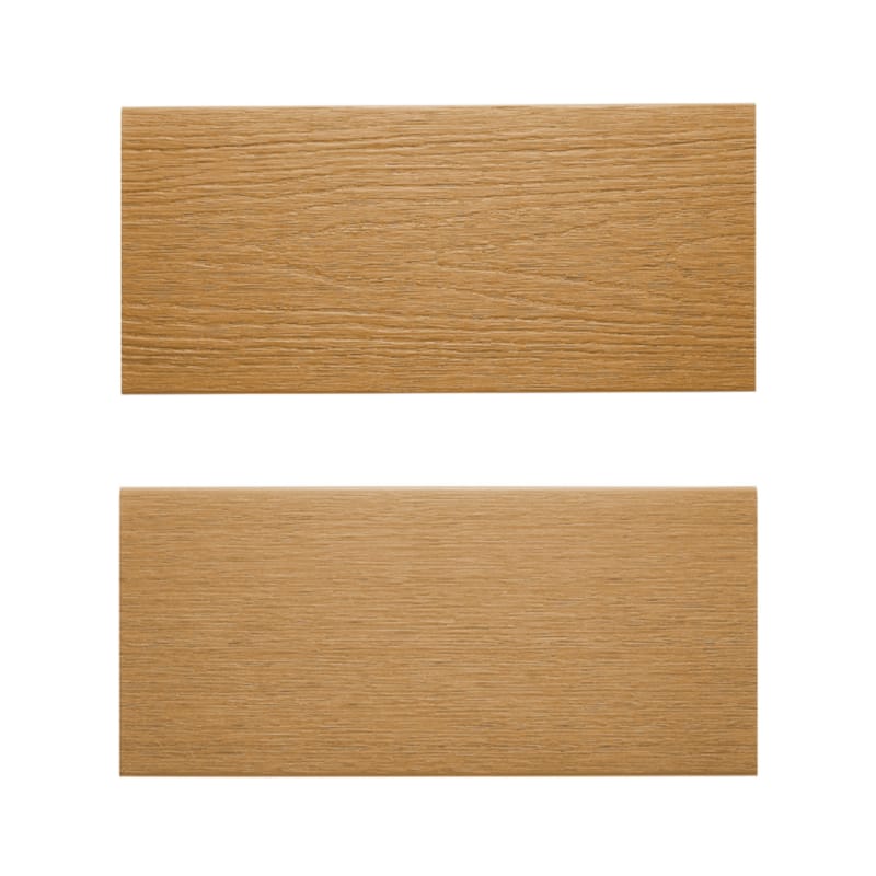 Terrasse Fiberdeck composite tubulaire 22,5 x 138 x 5000 mm - cedar creux