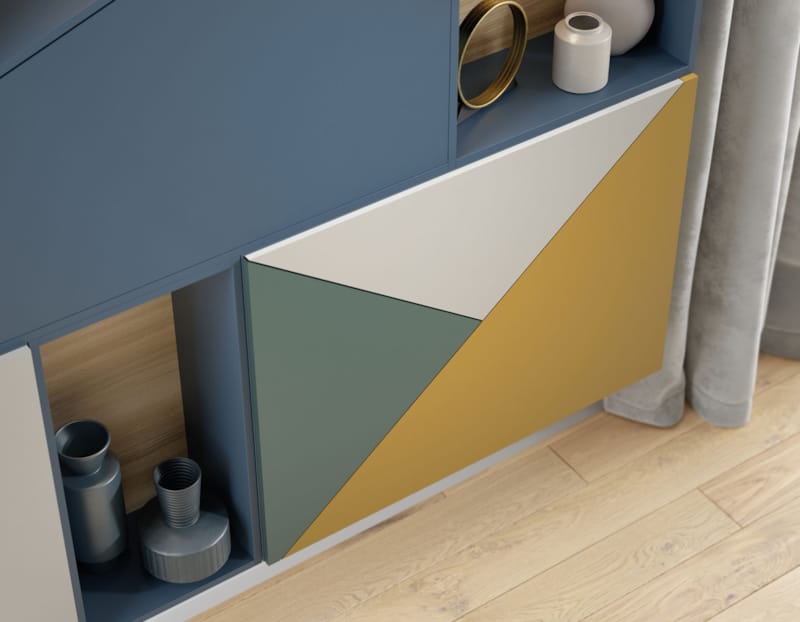 Panneau mélaminé 5994 SU Alby Blue - 2800 x 2070 x 18 mm