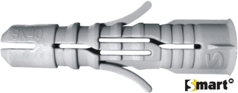 Cheville SMART multifonctionnelle BP nylon - 8 x 40 (35 pces)