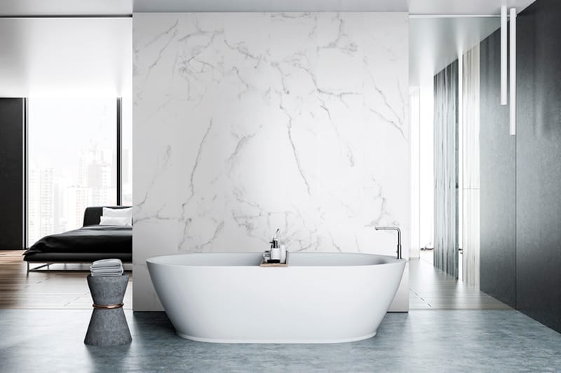 Panneau mural PVC DUMAWALL XL - Calacatta - 5 x 400 x 2600 mm