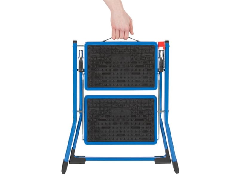 Escabelle handy - 2 marches extra larges - Bleu