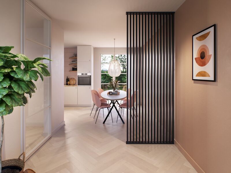 CanDo roomdivider profils sol et plafond 90° pour cloison - Chêne lave - 1000 mm