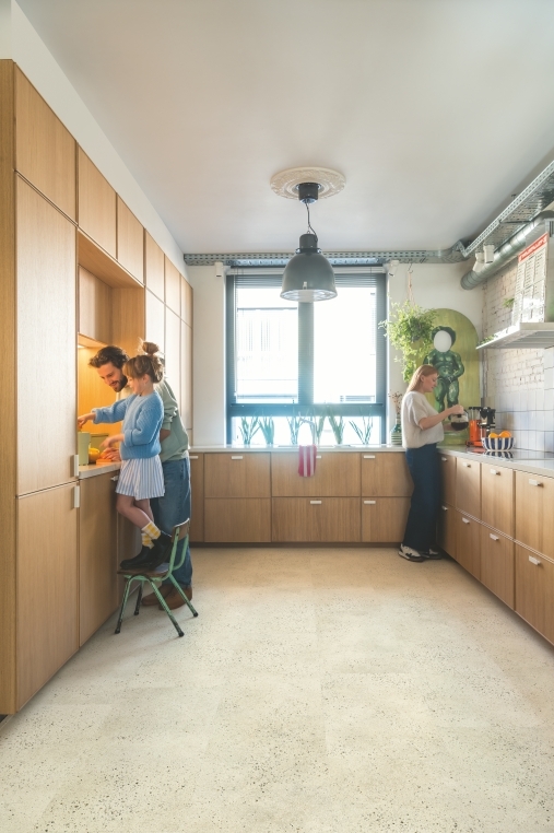 Quick-Step vinyle Livyn Alpha Vinyl Illume - Béton galet 40276 - 6 x 428 x 856 mm