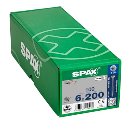 SPAX vis TX WIROX - 6,0x200 (boite 100 pces)