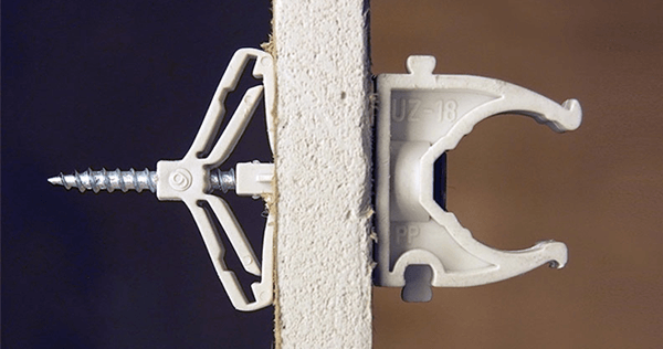 Cheville SMART corps creux nylon + vis TF 8 x 40 (boite 25 pces)