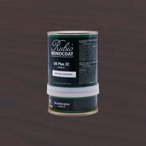 Rubio monocoat oil + 2c - 350 ml - Charcoal