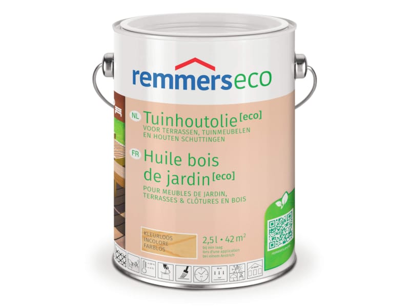 Remmers Huile Bois De Jardin Eco 0,75 L - Incolore