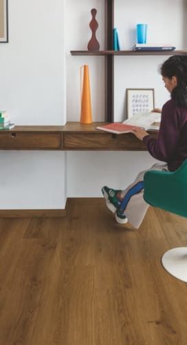 Quick-Step vinyle Alpha Vinyl Bloom 5+1 - chêne caramel ramageux 40315 - 6 x 209 x 1494 mm
