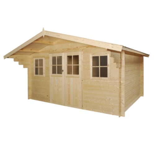 Chalet classique 28mm Québec XL + auvent 90cm