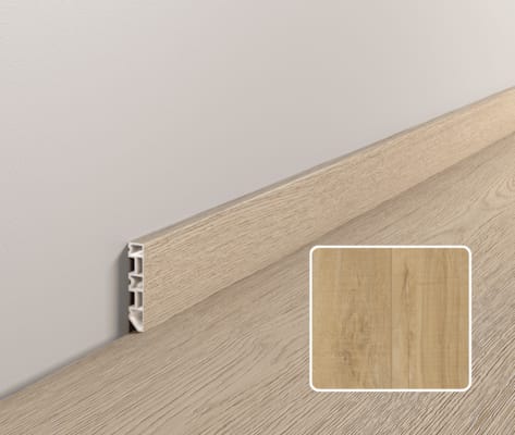 Plinthe moderne Coretec ESSENTIALS - Rustled Oak - 13 x 58 x 2400 mm
