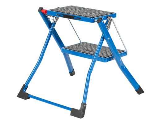 Escabelle handy - 2 marches extra larges - Bleu