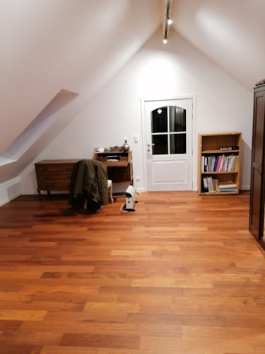 Parquet massif merbau brut 14 x 140 mm