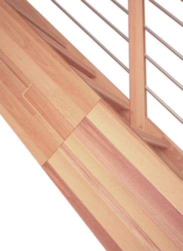 Nevada hêtre - Escalier 1/4 tournant gauche