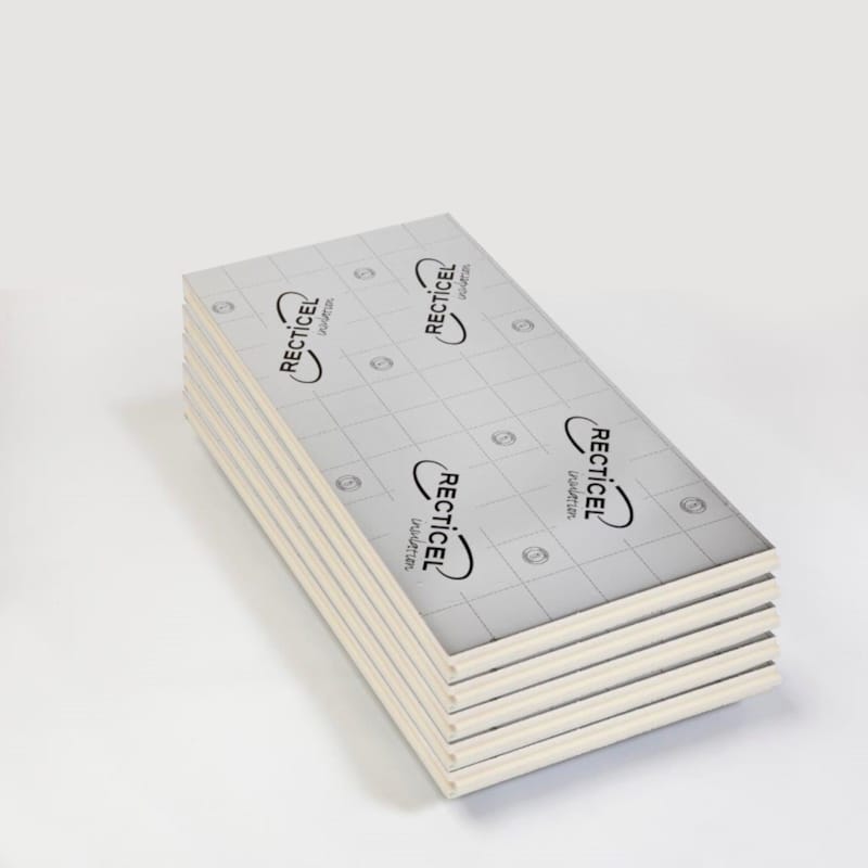 Panneau Recticel polyuréthane Eurowall rainuré languetté 1200 x 600  x 100 mm