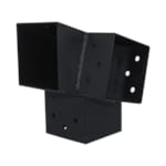 Suki connecteur 91 x 91 mm angle 105° 3D (droite) pour poteau bois 90 x 90 mm