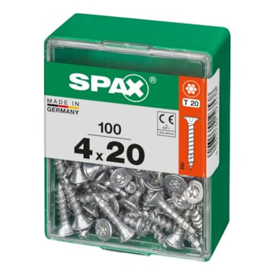 SPAX vis T-STAR+ WIROX - 4x20 M (boite 100 pces)