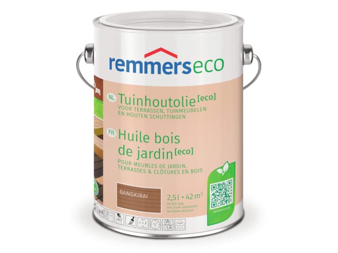 Remmers Huile Bois De Jardin Eco 0,75 L - Bangkiraï