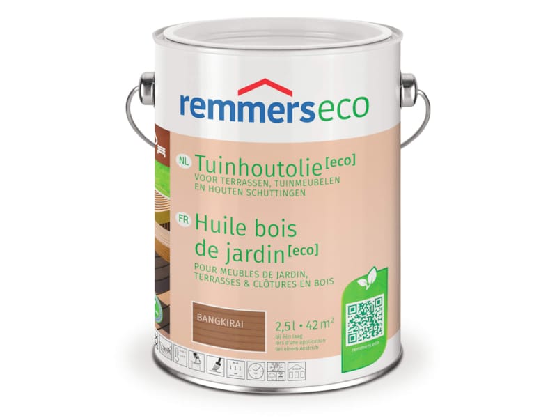 Remmers Huile Bois De Jardin Eco 0,75 L - Bangkiraï