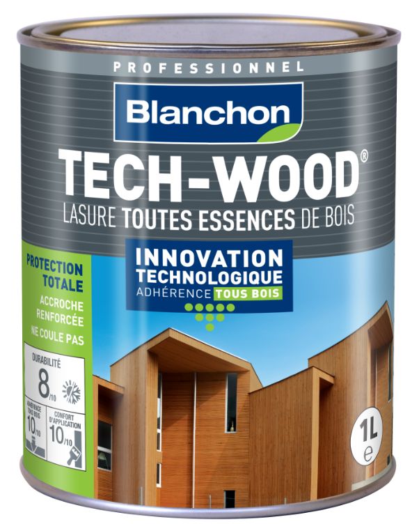Blanchon Tech-wood - 1 L - Brun acajou