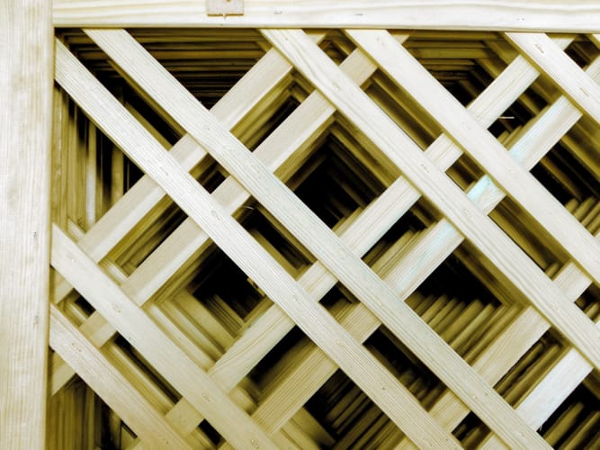 Treillis Duo diagonal - Largeur 90 cm x 1m80