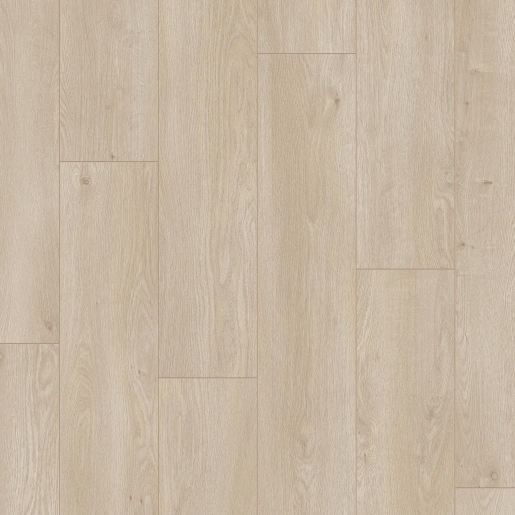 Parquet stratifié Loc Floor Elégant 4V - Chêne blanc 344 - 8 x 192 x 1261 mm