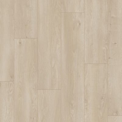 Parquet stratifié Loc Floor Elégant 4V - Chêne blanc 344 - 8 x 192 x 1261 mm