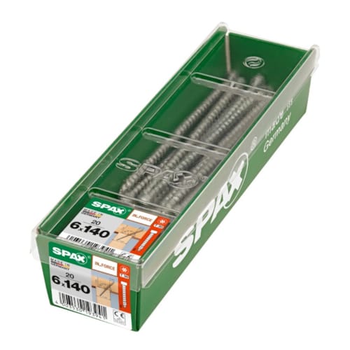 SPAX vis IN.FORCE WIROX - 6x140 M-STK (bte 20 pces)