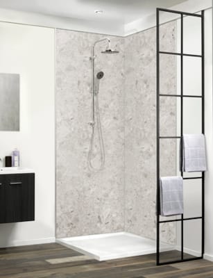 Panneau mural PVC DUMAWALL XL - Ceppino Grey - 5 x 900 x 2600 mm
