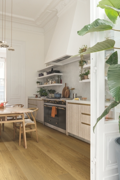 Quick-Step parquet Cascada - Chêne caramel brun extra mat 3888 - 13 x 190 x 2200 mm