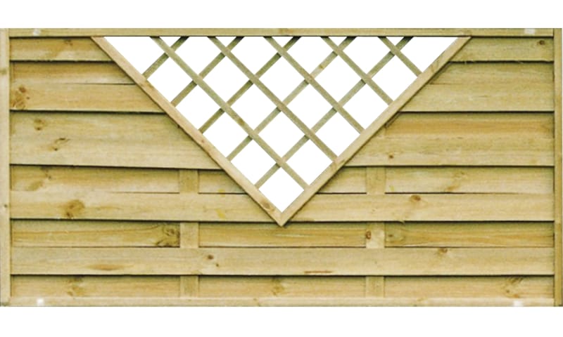 Paroi décorative treillis triangle 1m80 x 0,90 m